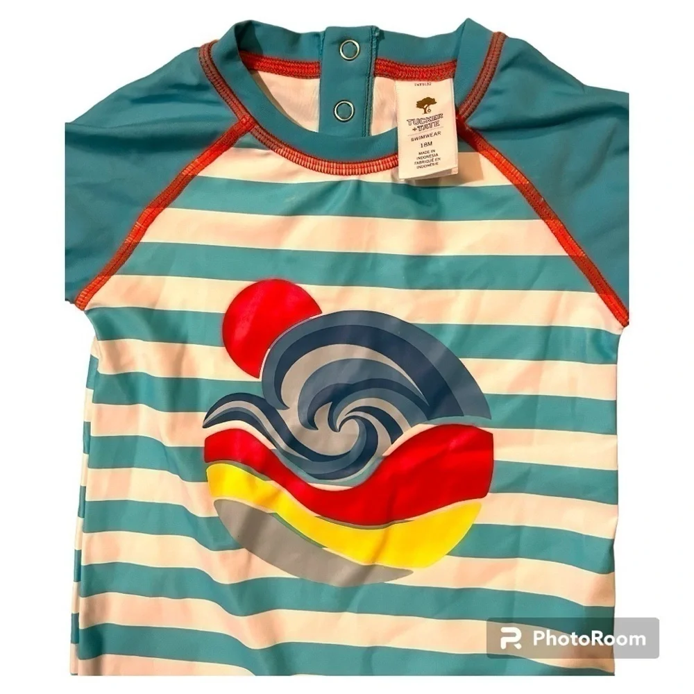 Tucker + Tate baby boy swim set 18M